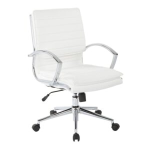 Mid Back Manager's Faux Leather Chair From Office Star