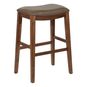 Metro 29" Saddle Stool From Office Star