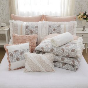 a ruched flange adds a graceful touch