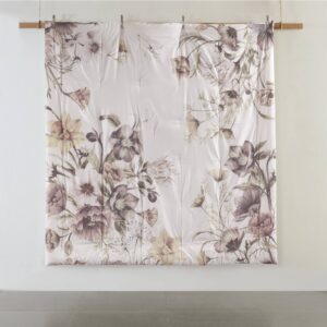 in soft blush hues