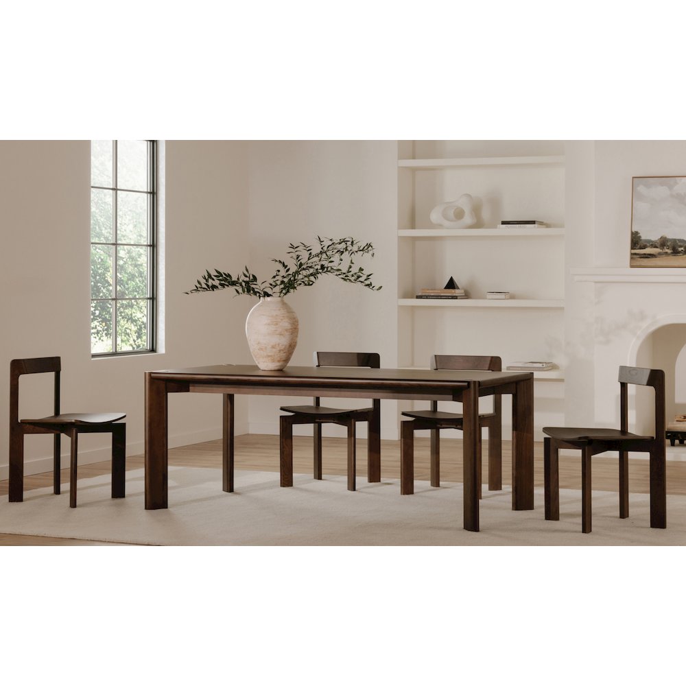 Daifuku Large Dining Table Brown