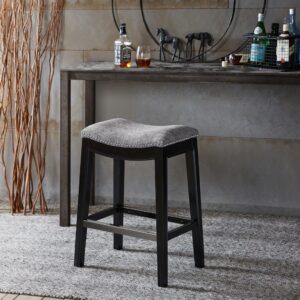 Belfast Saddle Counter Stool from Madison Park in  Grey. Belfast Saddle Counter Stool from Madison Park in  Grey. Belfast Saddle Counter Stool from Madison Park in  Grey. Belfast Saddle Counter Stool from Madison Park in  Grey. Belfast Saddle Counter Stool from Madison Park in  Grey.