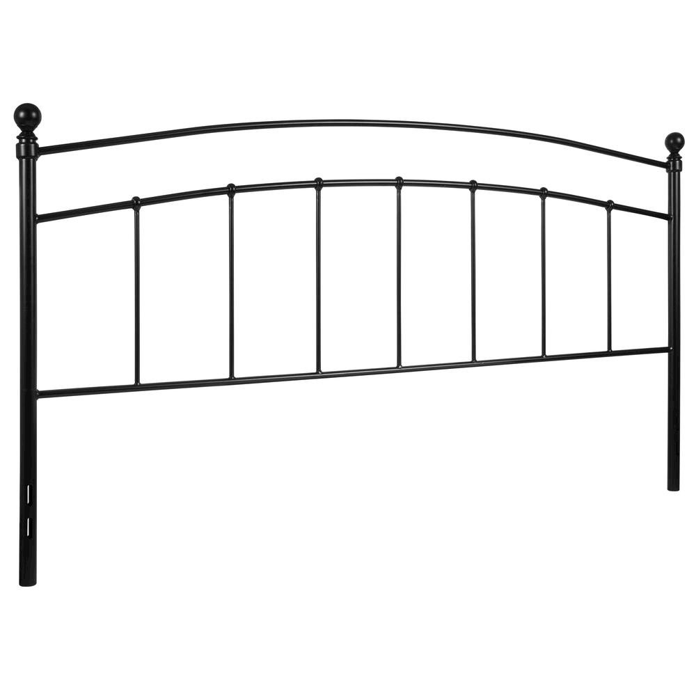 Woodstock Decorative Black Metal King Size Headboard