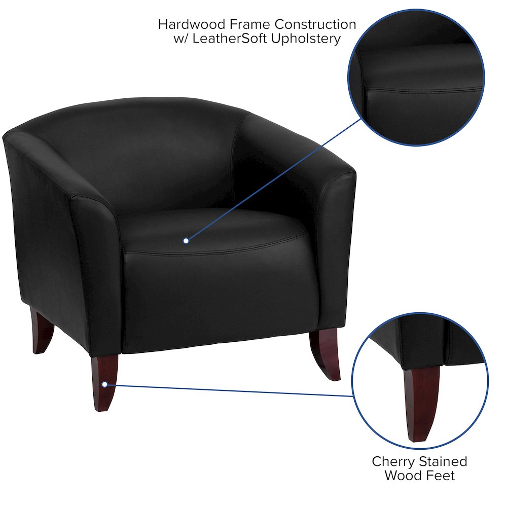 Black LeatherSoft Chair