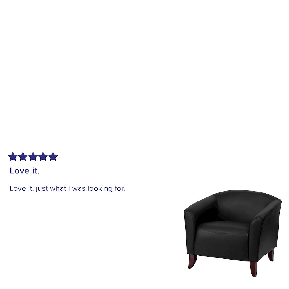 Black LeatherSoft Chair