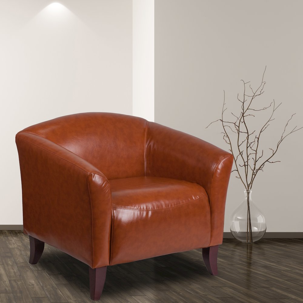 Cognac LeatherSoft Chair
