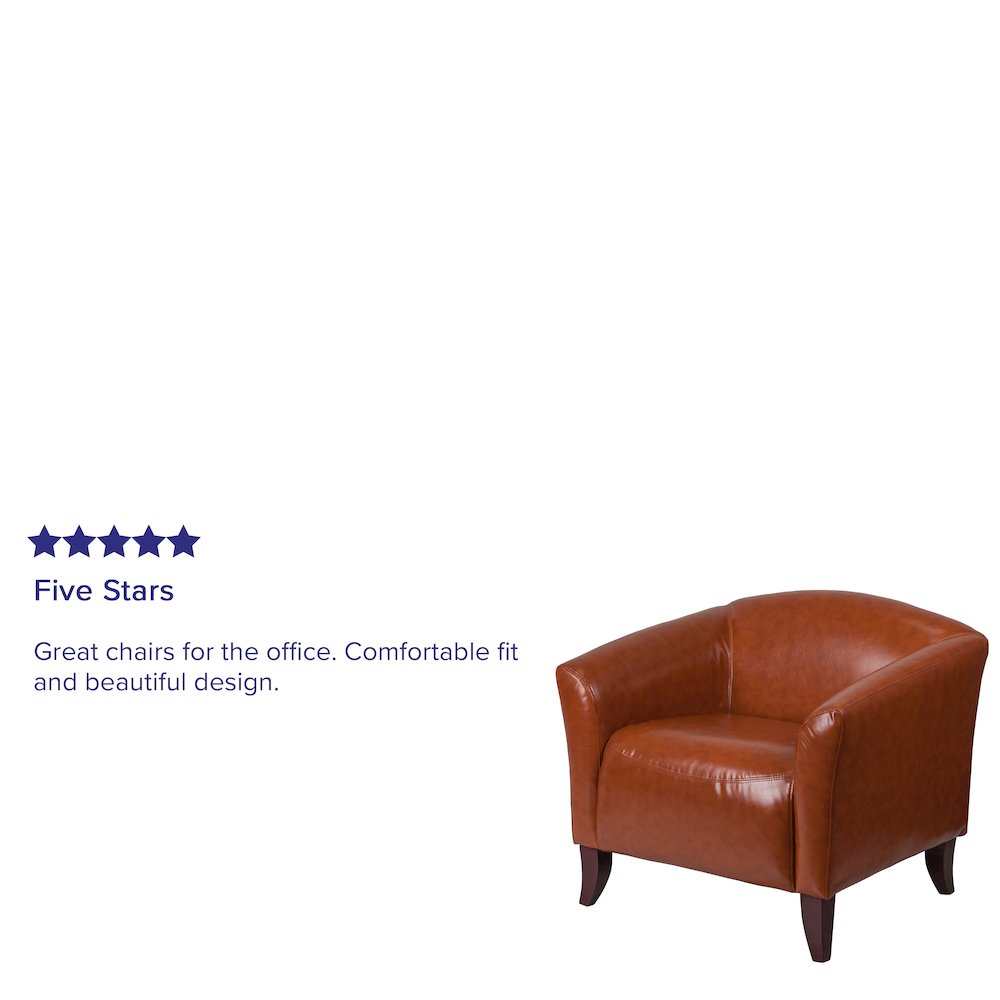 Cognac LeatherSoft Chair
