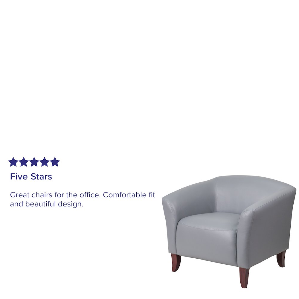 Gray LeatherSoft Chair