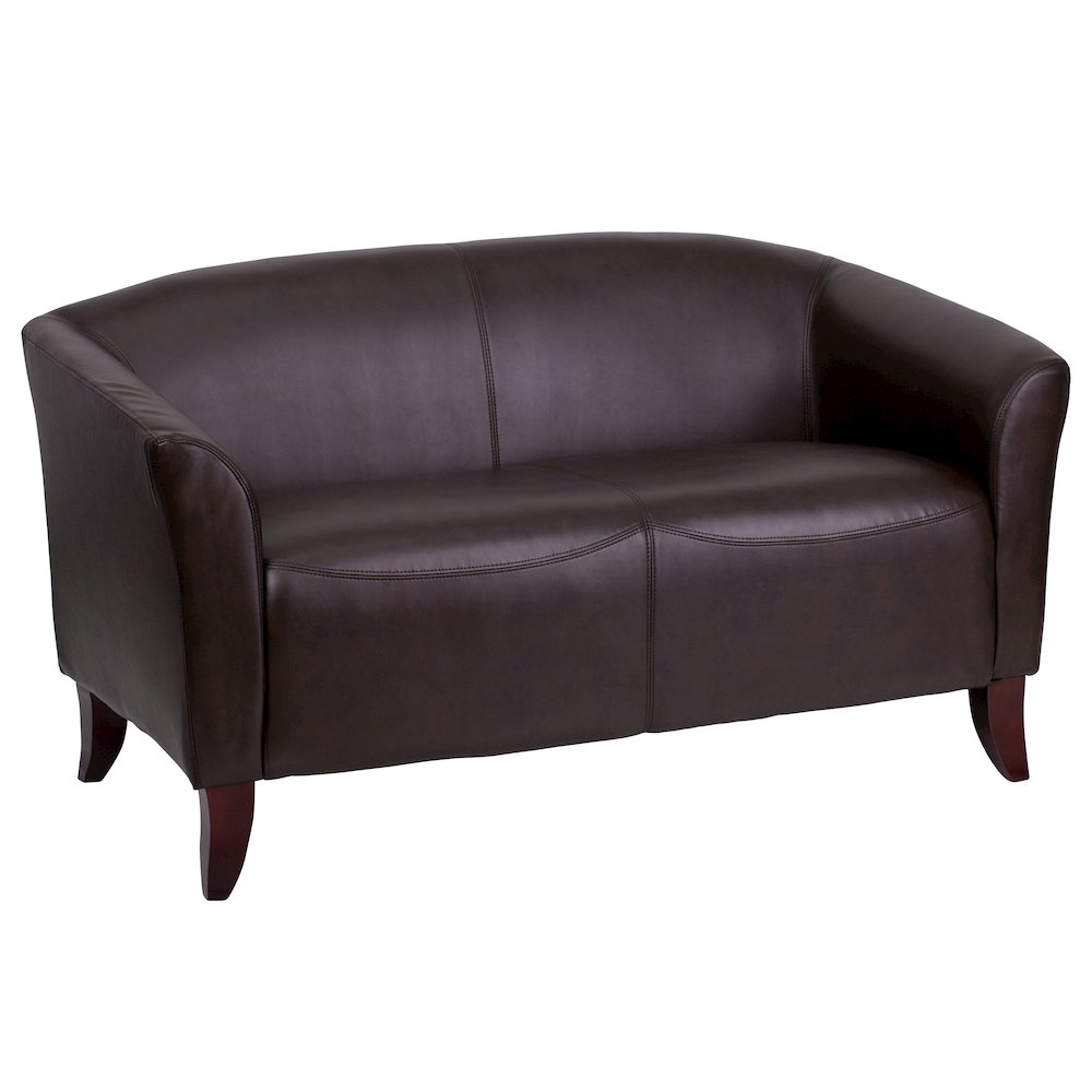 Brown LeatherSoft Loveseat