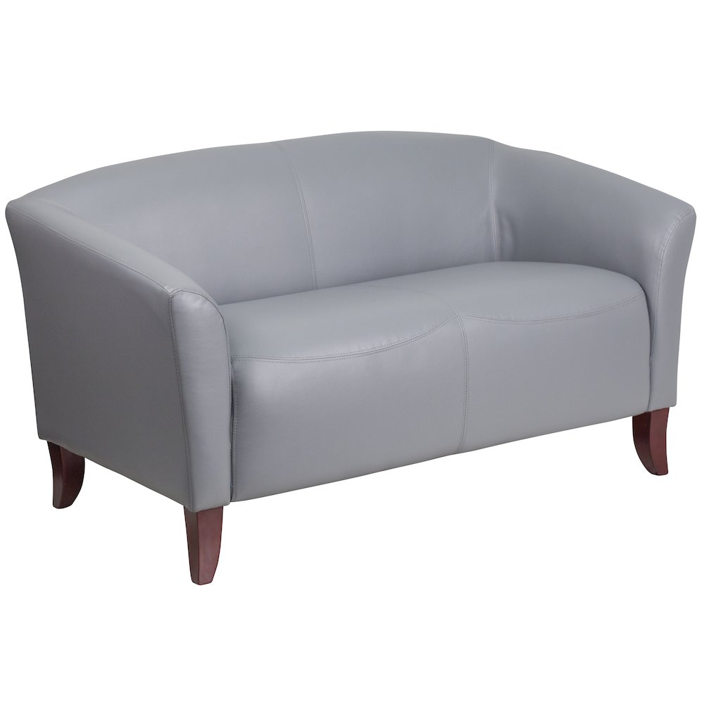 Gray LeatherSoft Loveseat