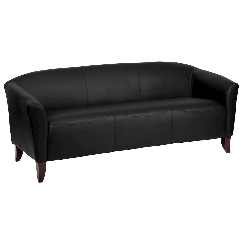 Black LeatherSoft Sofa