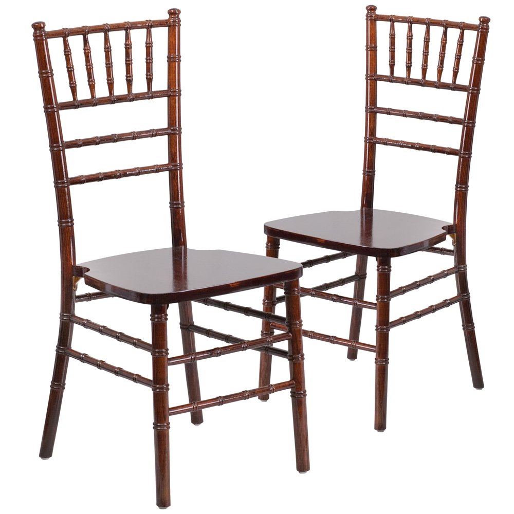 2 Pk. HERCULES Series Fruitwood Chiavari Chair