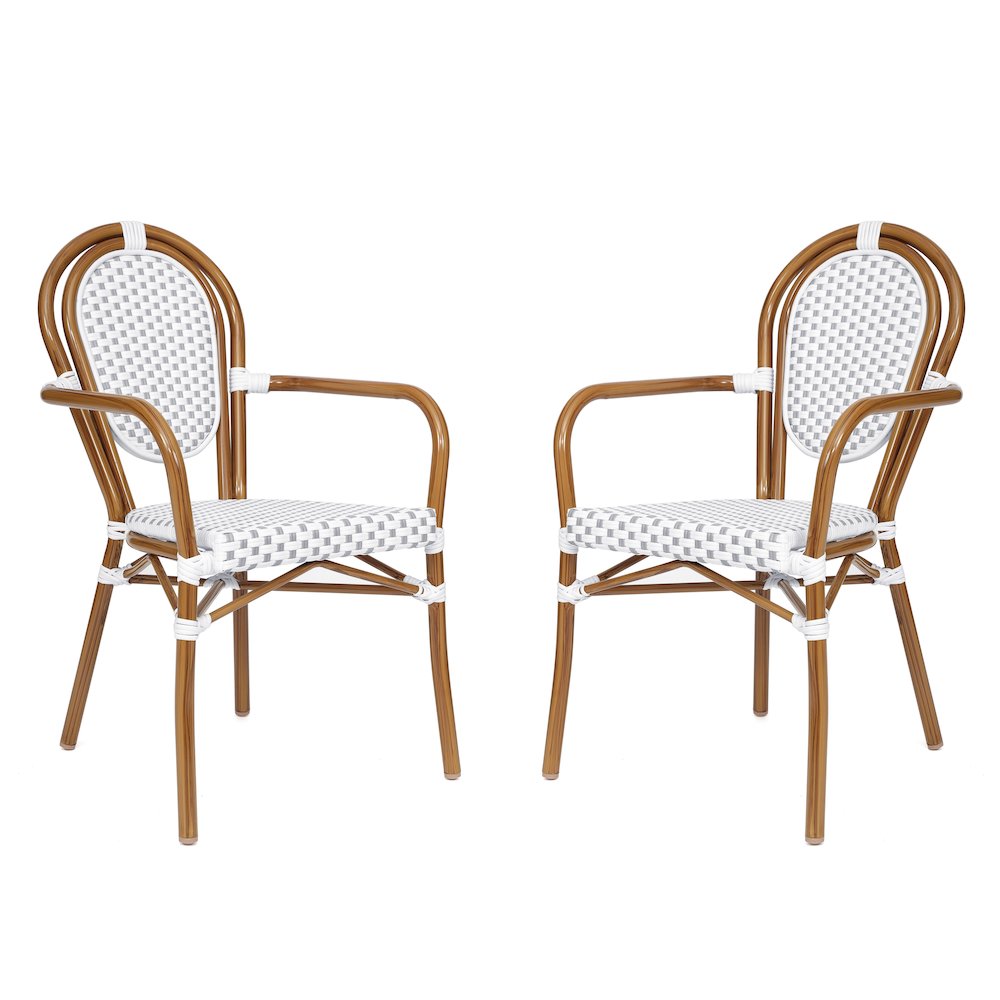 Set of 2 Classic Commercial Grade Bistro Chairs