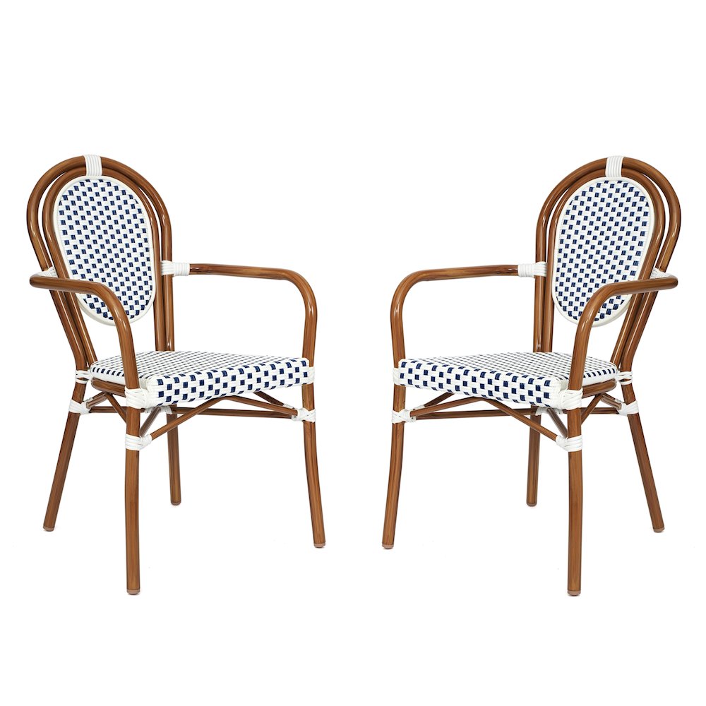 Set of 2 Classic Commercial Grade Bistro Chairs