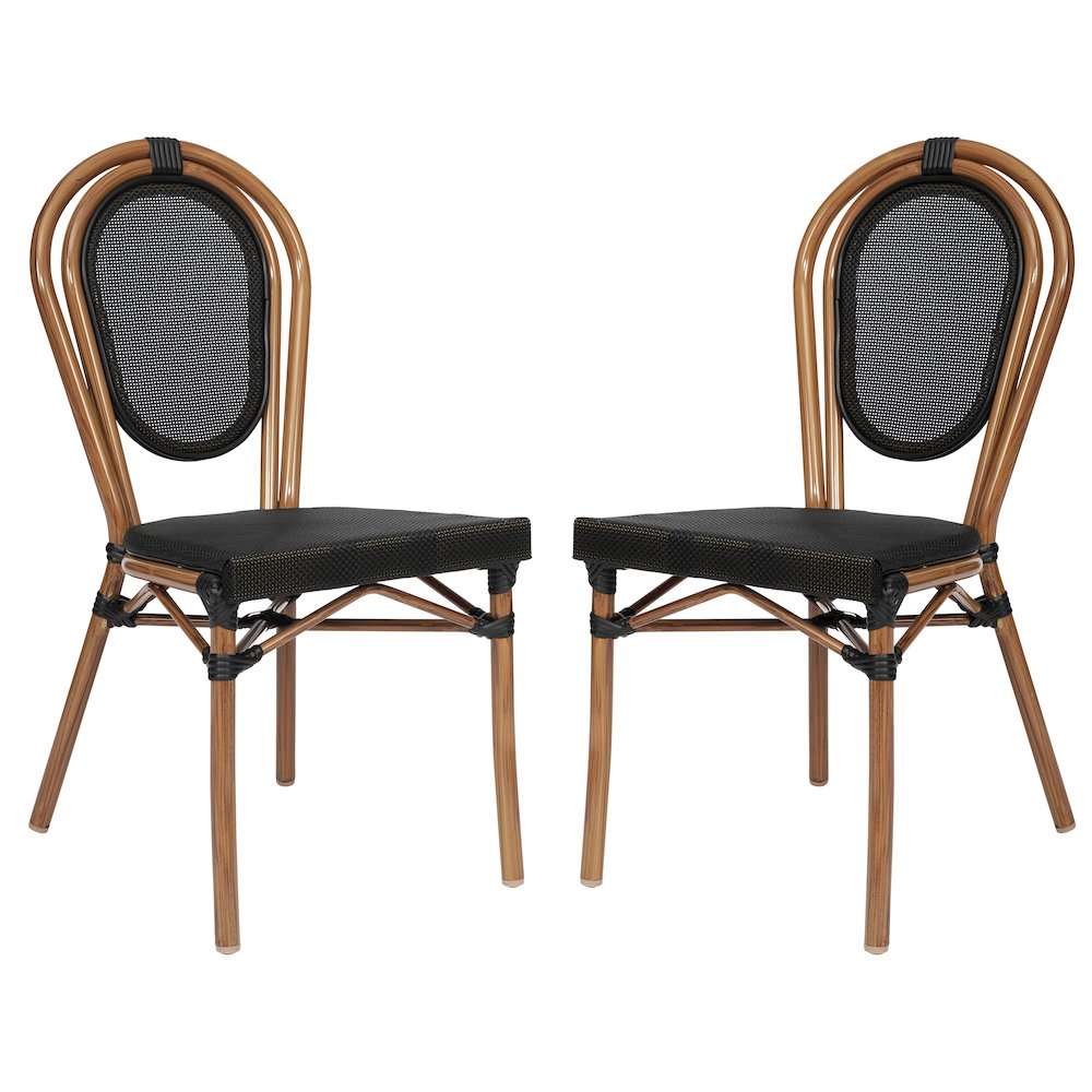 Set of 2 Classic Commercial Grade Bistro Chairs