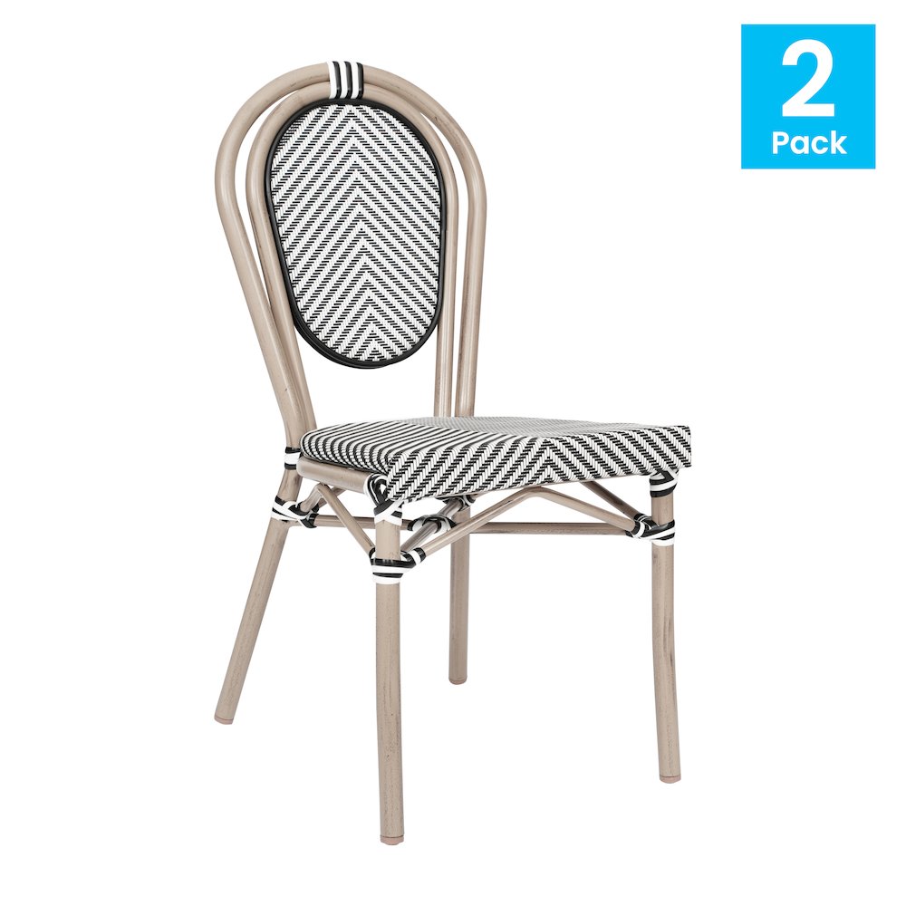 Black & White/Light Natural Frame