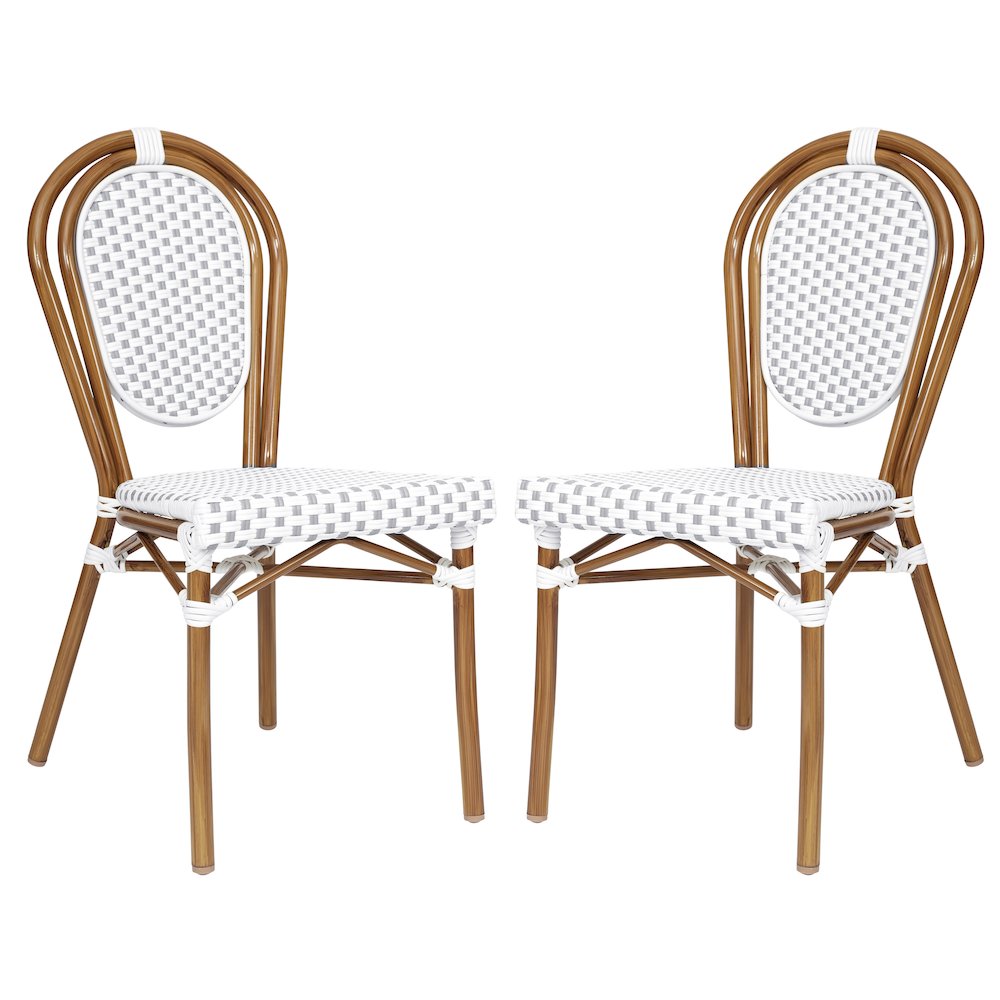 Set of 2 Classic Commercial Grade Bistro Chairs