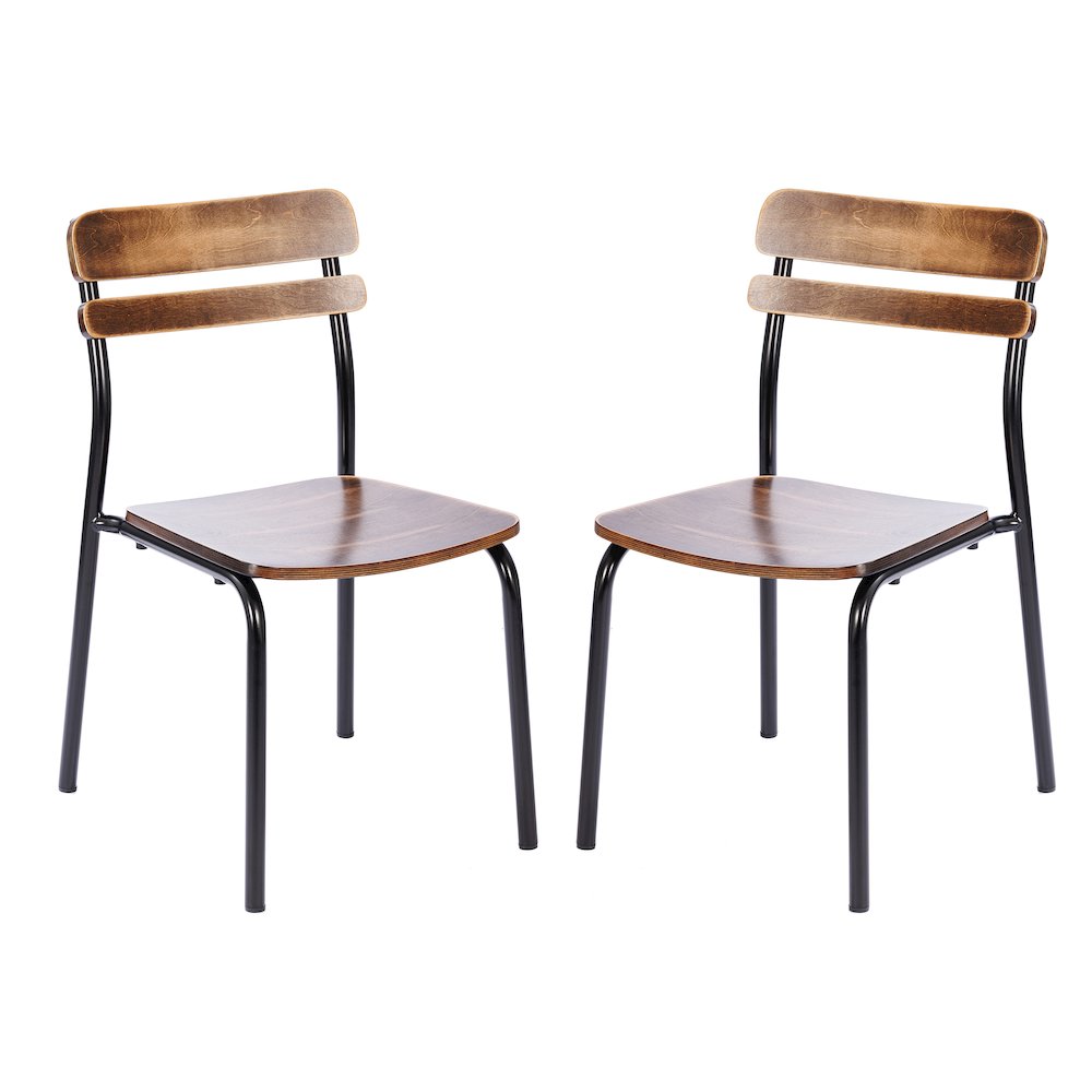 2 Pack Cyprus Solid Wood Dining Chairs
