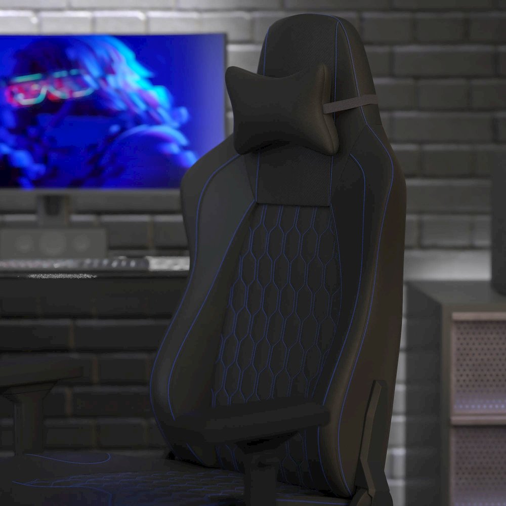 High Back Gaming Chair with 4D Armrests