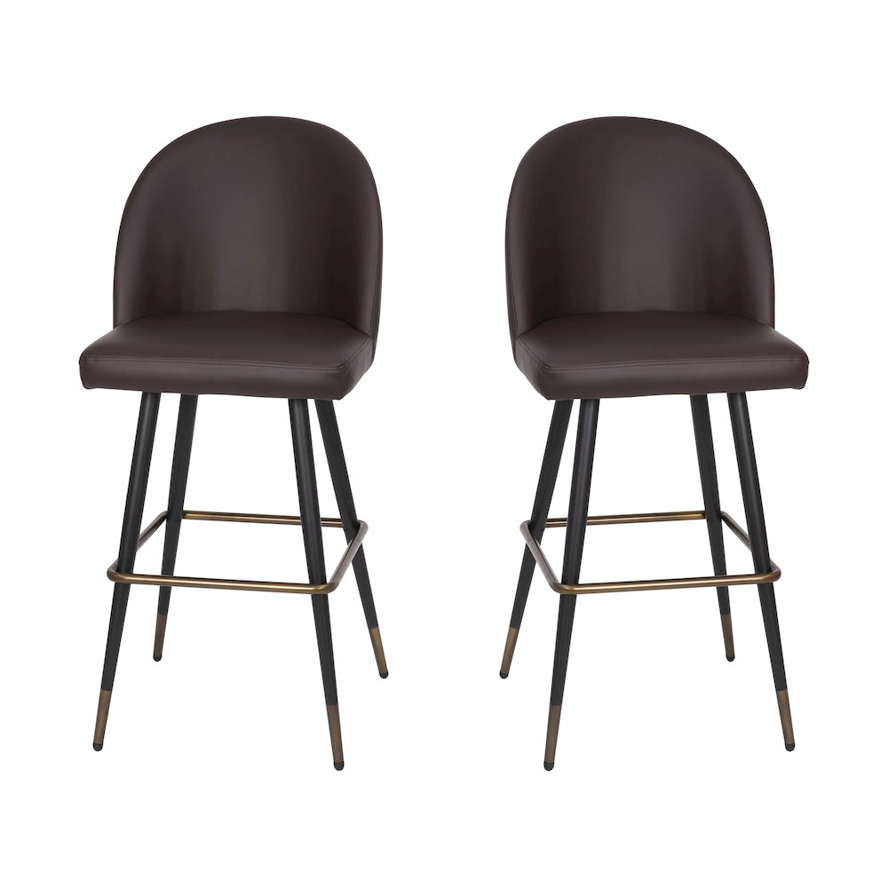 30″ High Back Armless Barstools