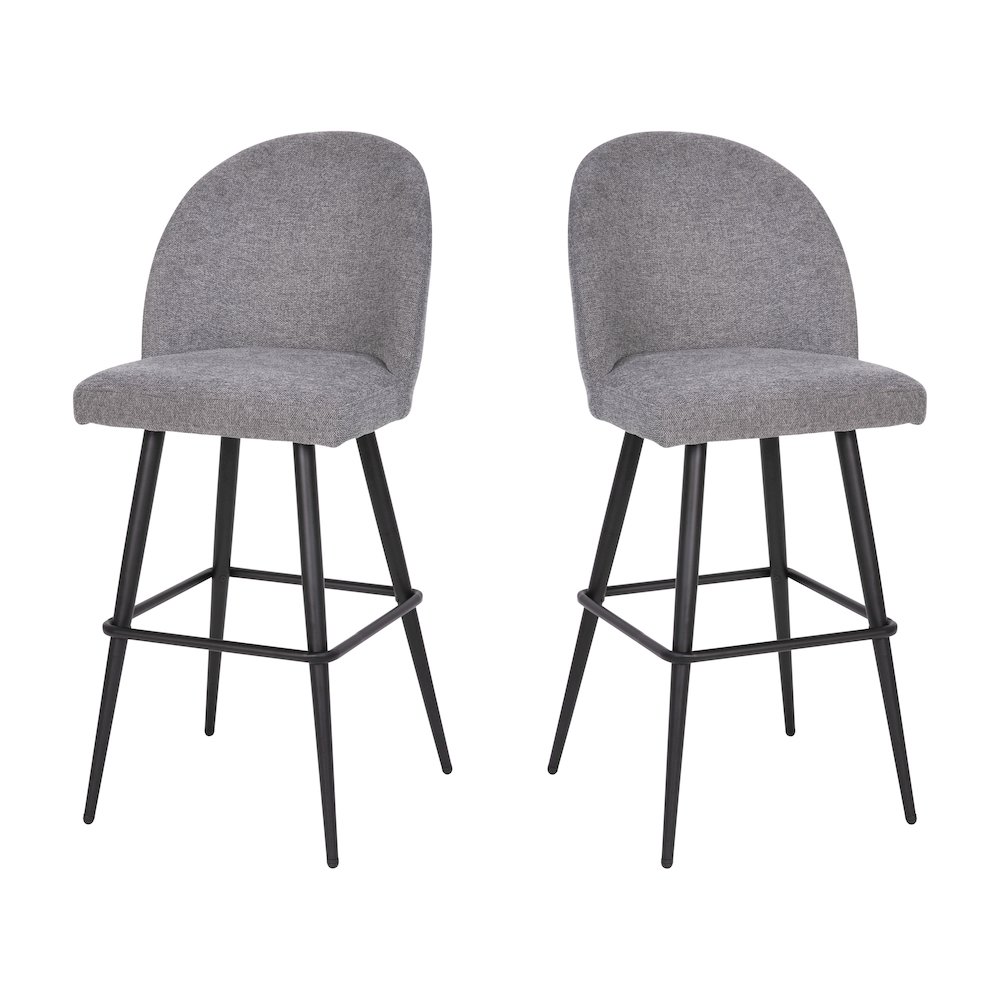 30″ High Back Armless Barstools