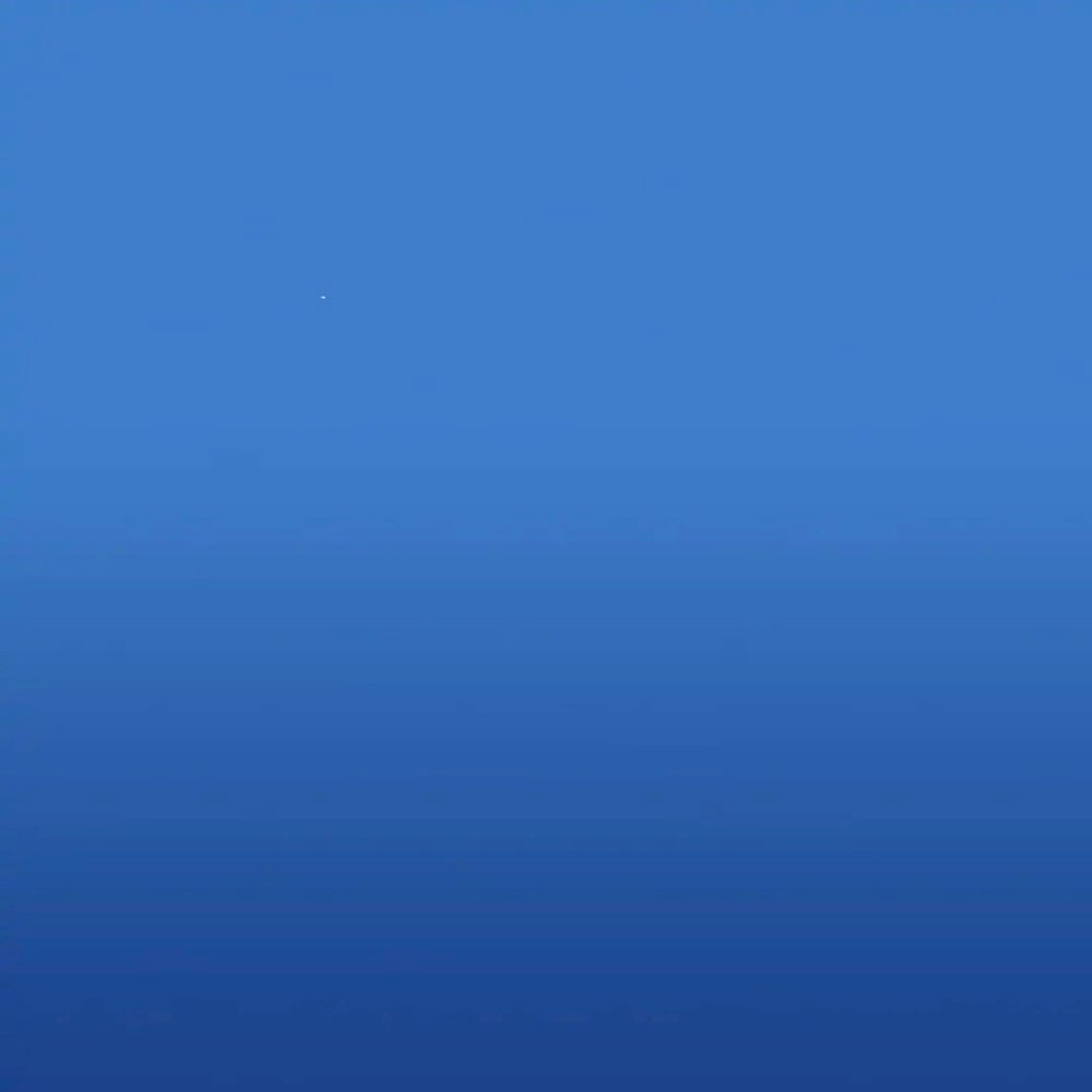 2 Pk. Contemporary Blue Fabric Adjustable Height Barstool with Chrome Base