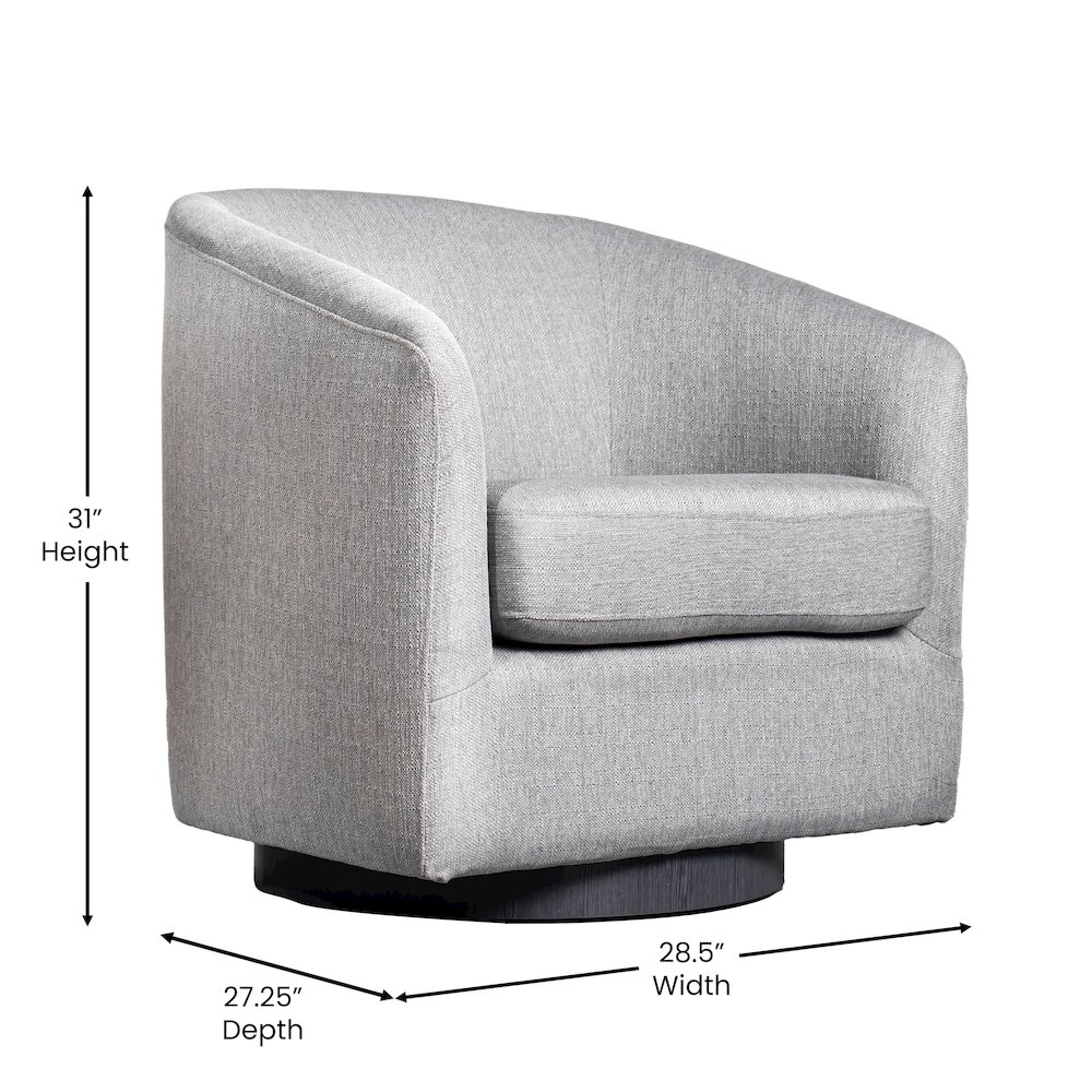 Commercial Grade Barrel Accent Chair