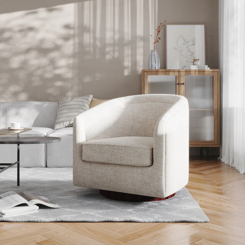 Commercial Grade Barrel Accent Chair