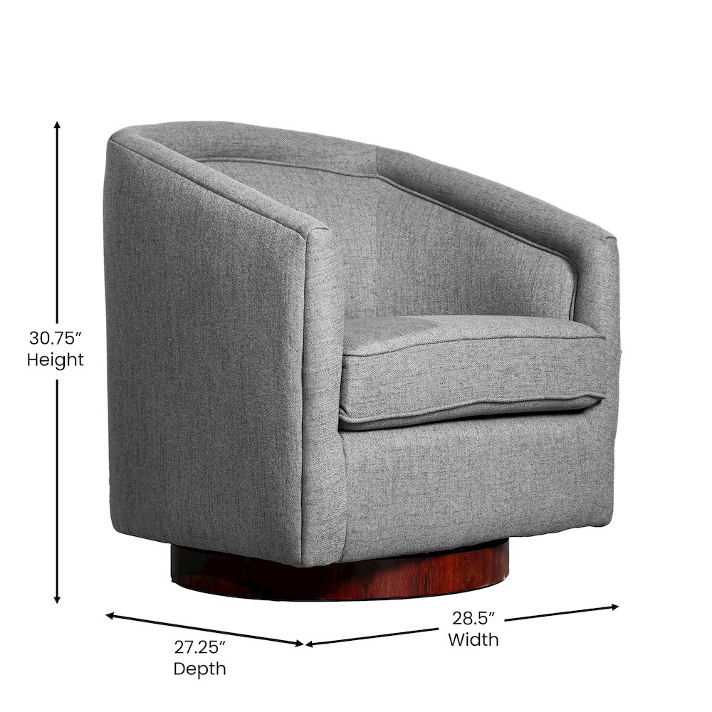 Commercial Grade Barrel Accent Chair