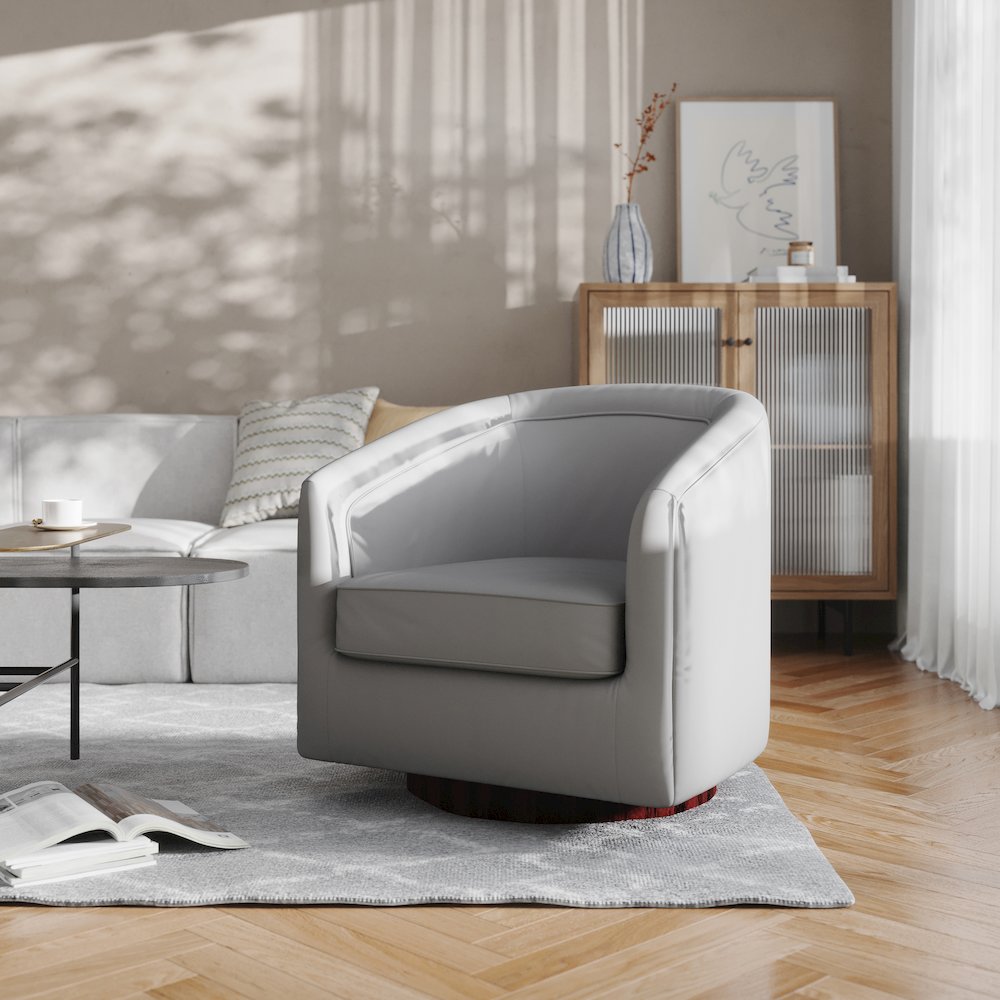 Commercial Grade Barrel Accent Chair