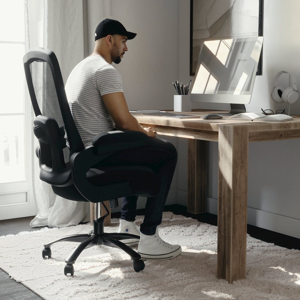 Office Chair| Black Mesh Executive Swivel Office Chair