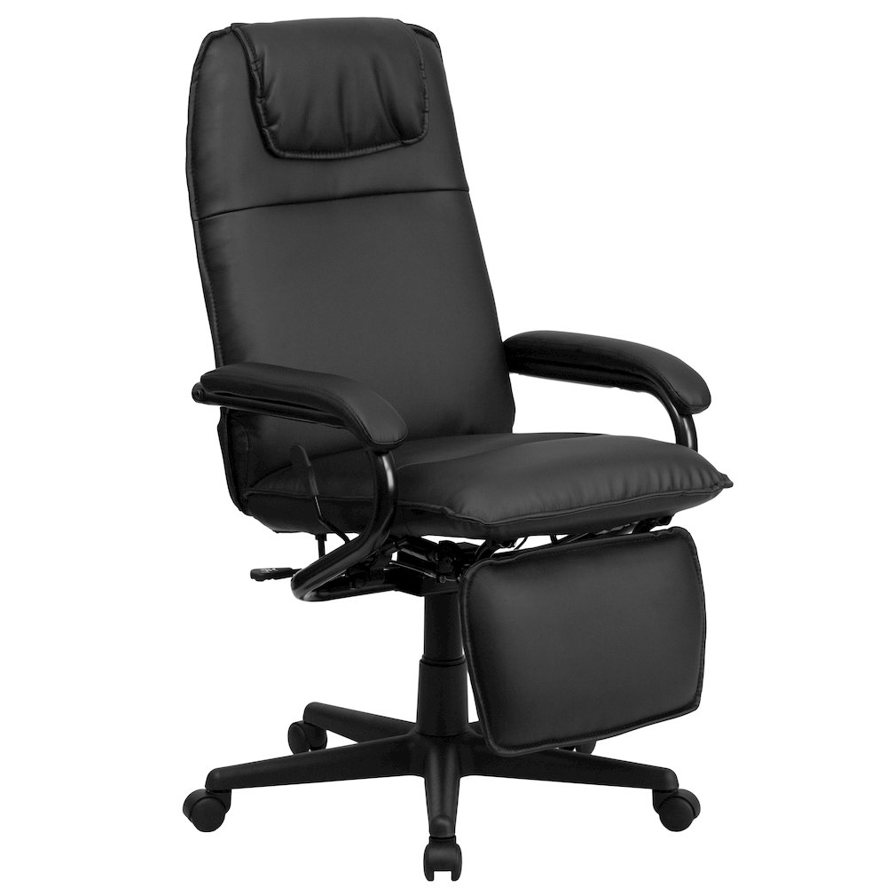 High Back Black Executive Reclining Ergonomic Swivel Office Chair with Arms