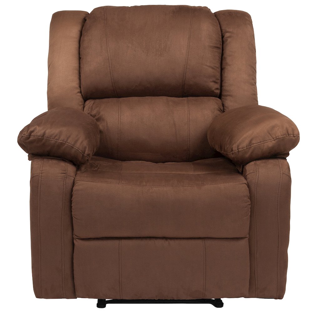 Chocolate Brown Microfiber Recliner
