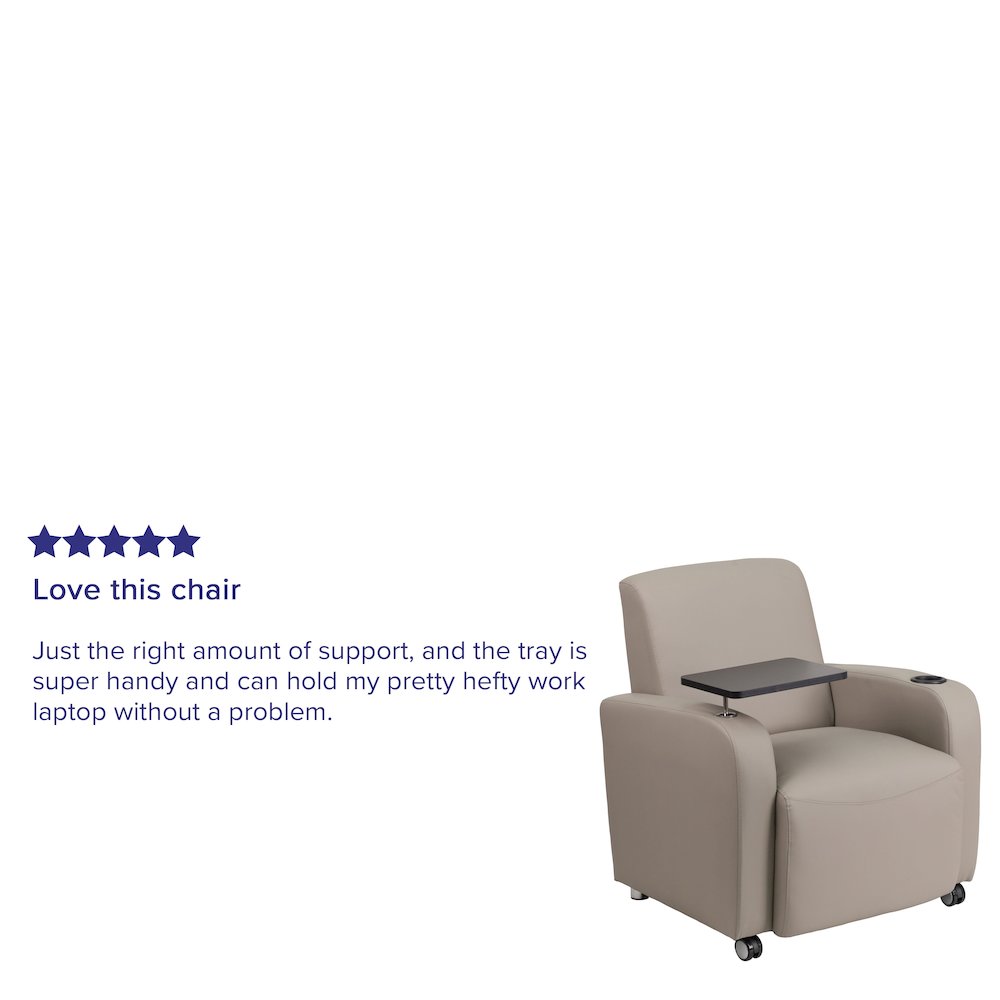 Front Wheel Casters and Cup Holder