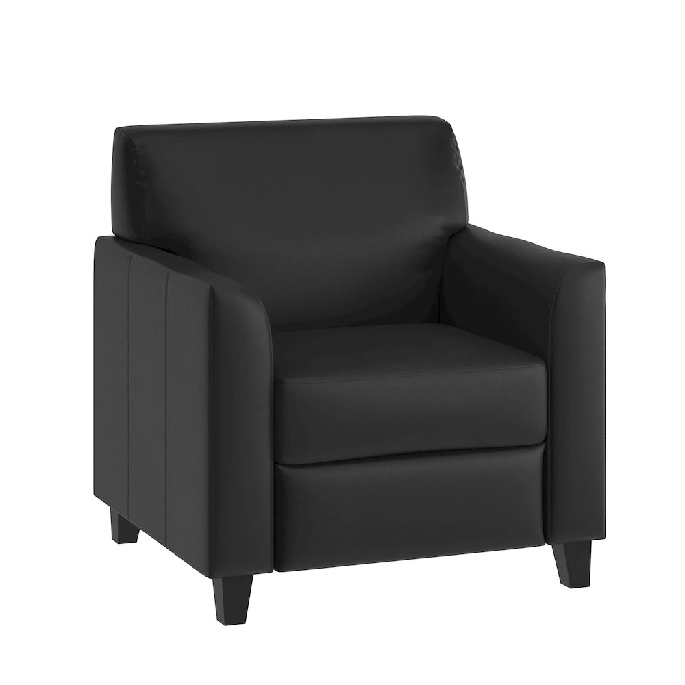 Diplomat Black LeatherSoft Chair