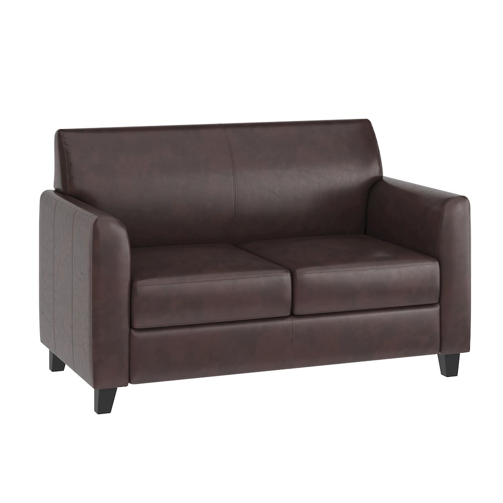 Diplomat Brown LeatherSoft Loveseat