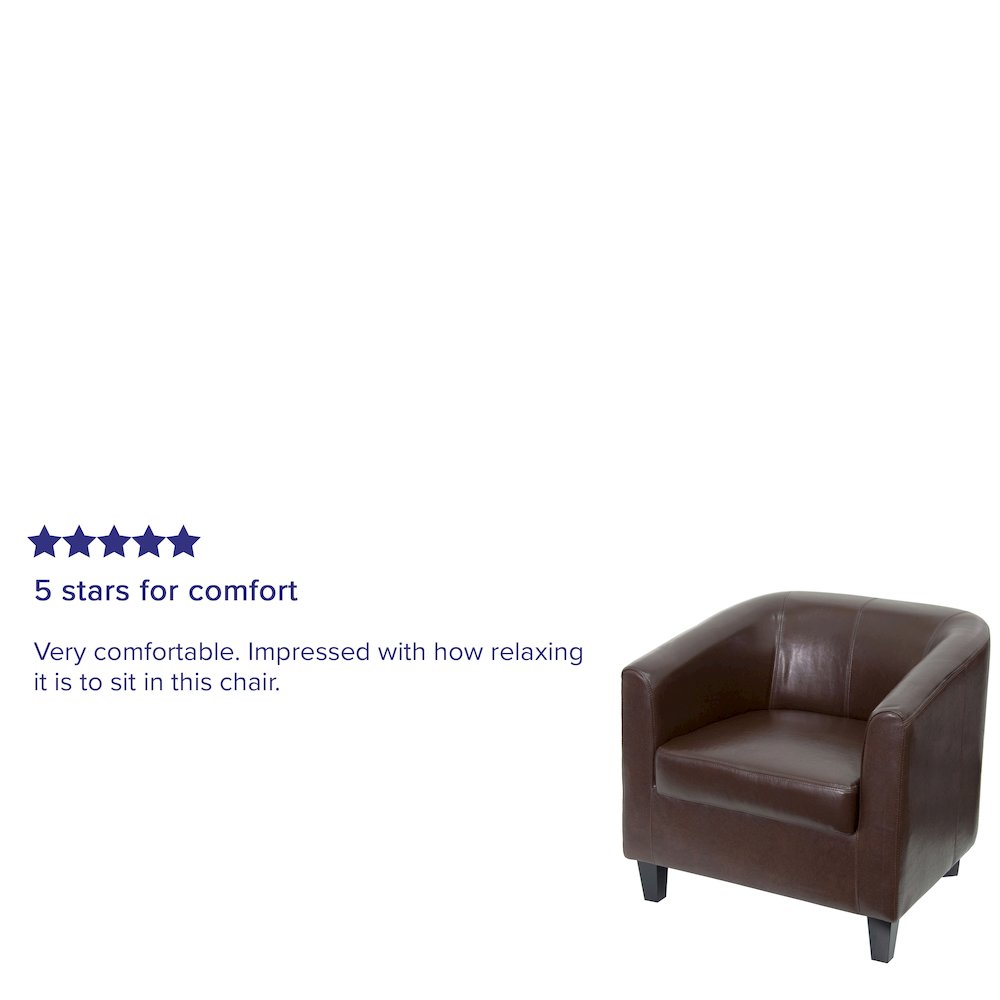 Brown LeatherSoft Lounge Chair