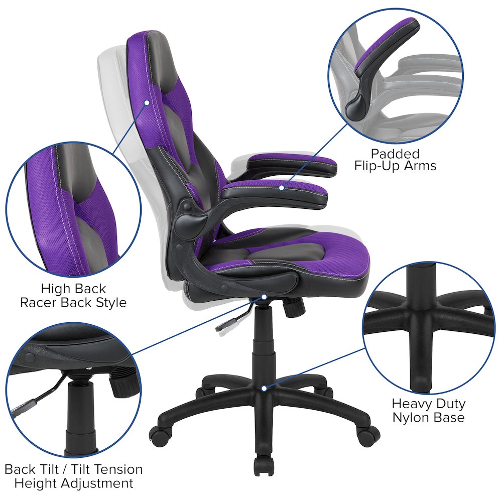 X10 Gaming Chair Racing Office Computer Swivel Chair