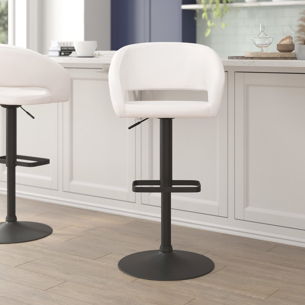 Contemporary Adjustable Swivel Bar Stool