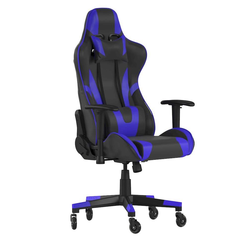 X20 Gaming Chair Racing Office Computer Chair with Back in Blue