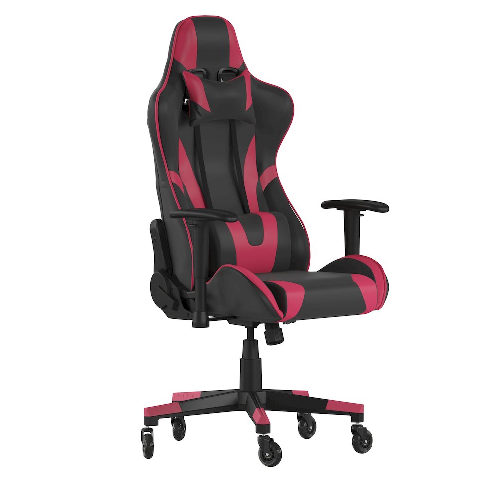 X20 Gaming Chair Racing Office Computer Chair with Back and Roller Wheels in Red