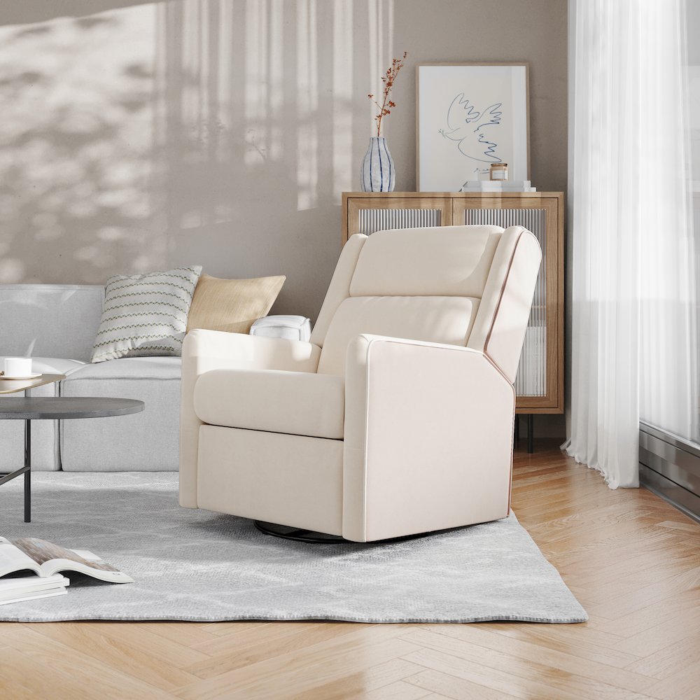Manual Reclining Glider Swivel Chair