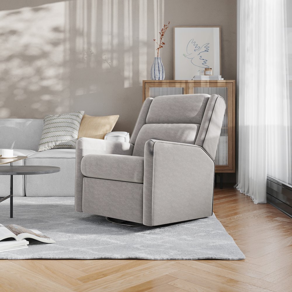 Manual Reclining Glider Swivel Chair