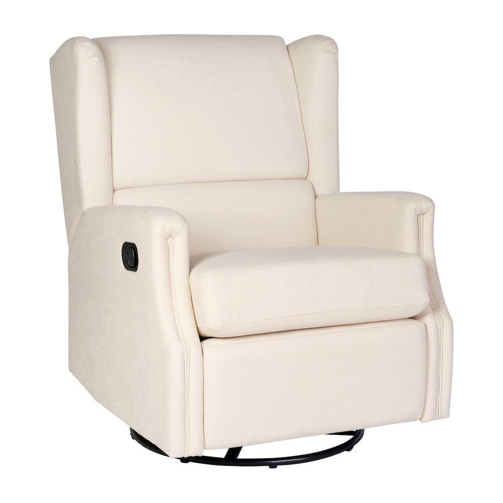 Wingback Manual Reclining Glider Swivel Chair
