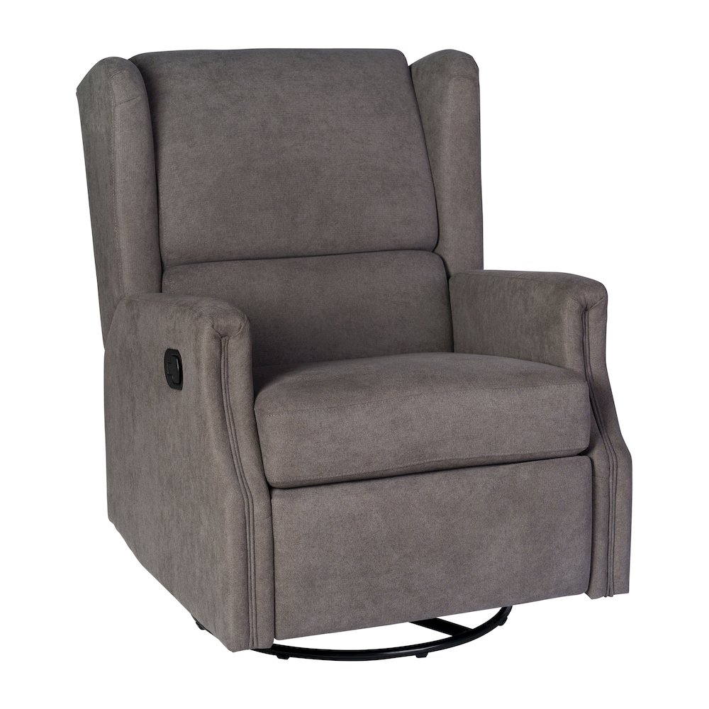 Wingback Manual Reclining Glider Swivel Chair