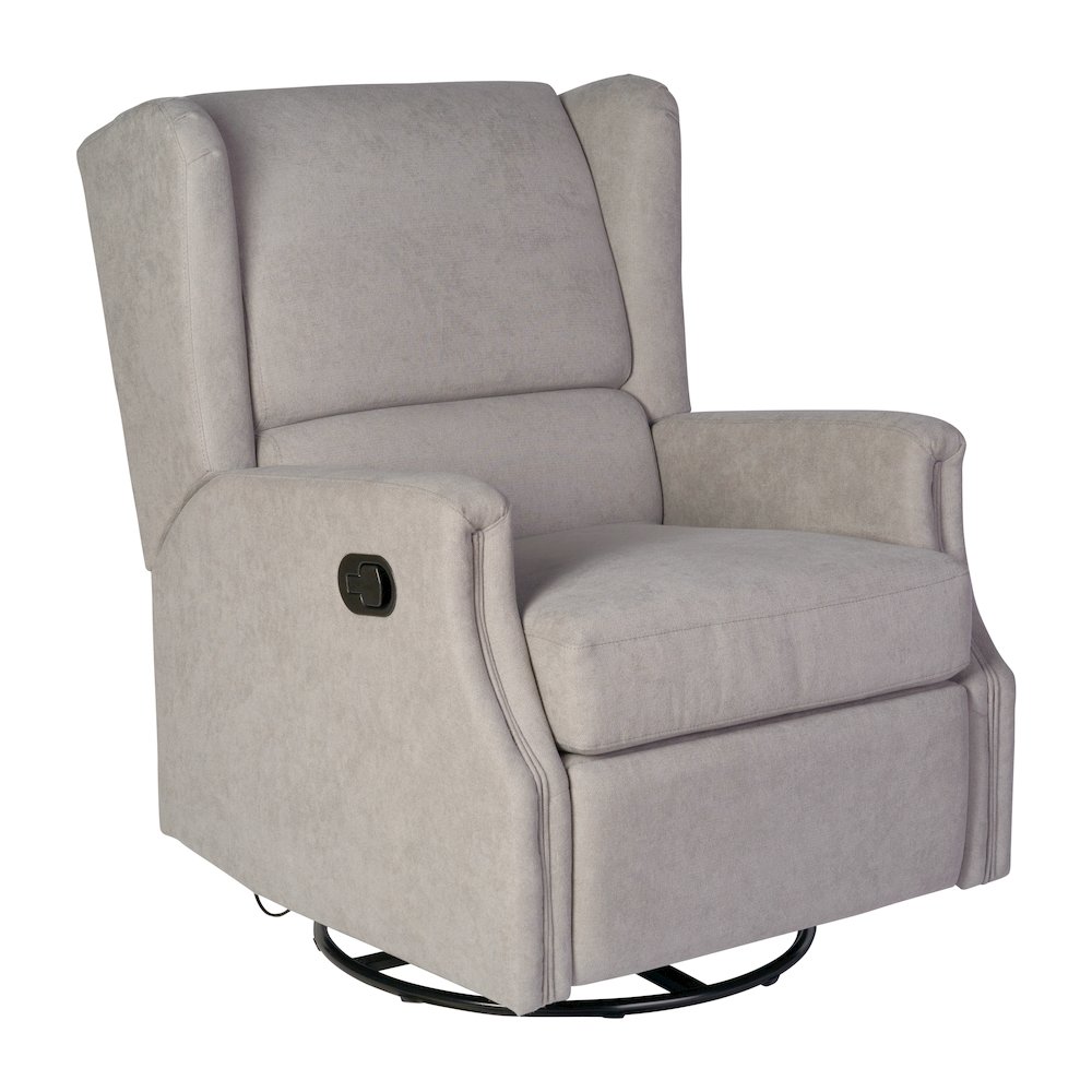 Wingback Manual Reclining Glider Swivel Chair