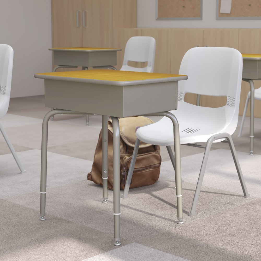 Student Desk – Open Book Box for Elementary – High School Grade Students