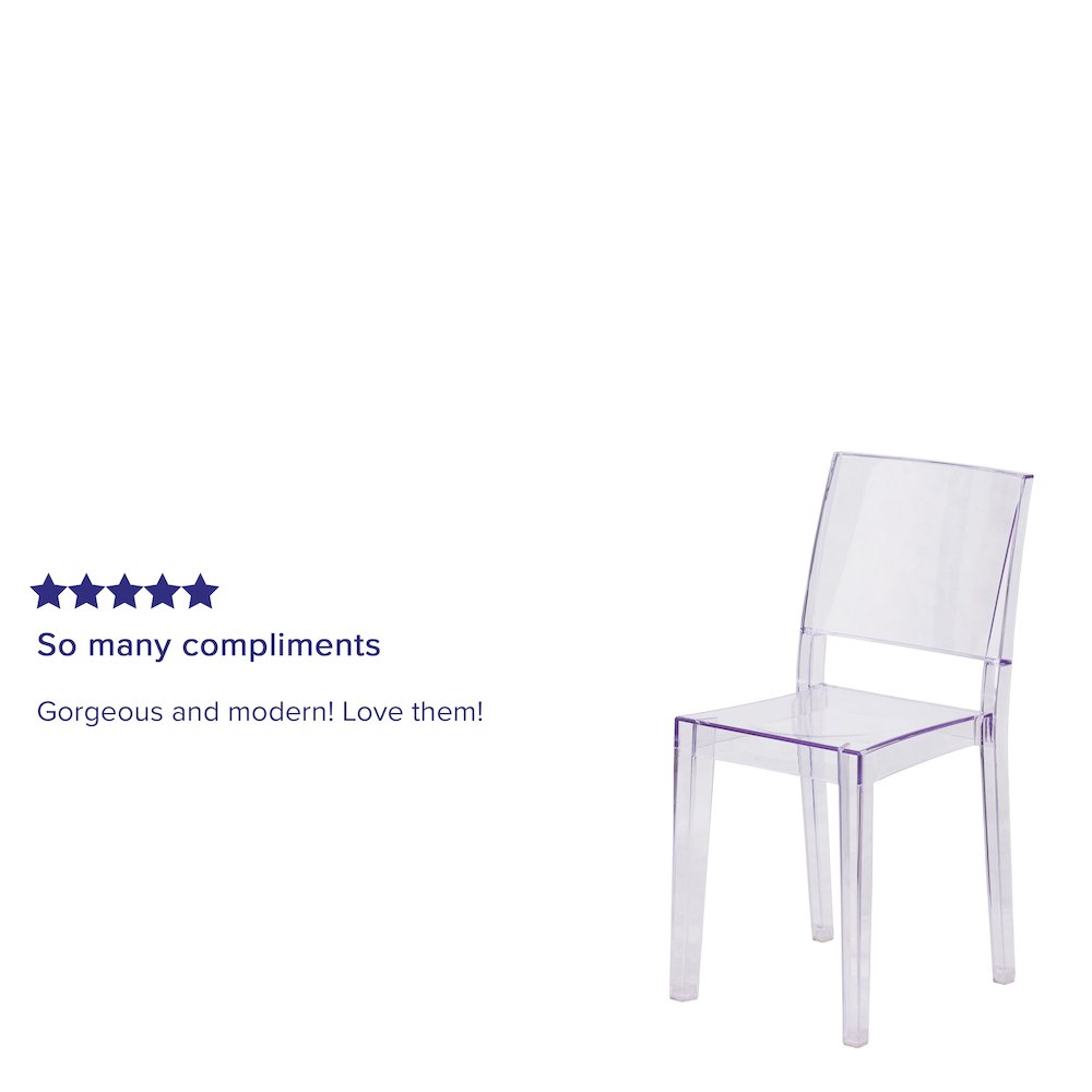 Transparent Stacking Side Chair
