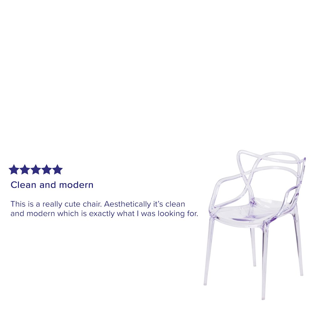 Transparent Stacking Side Chair