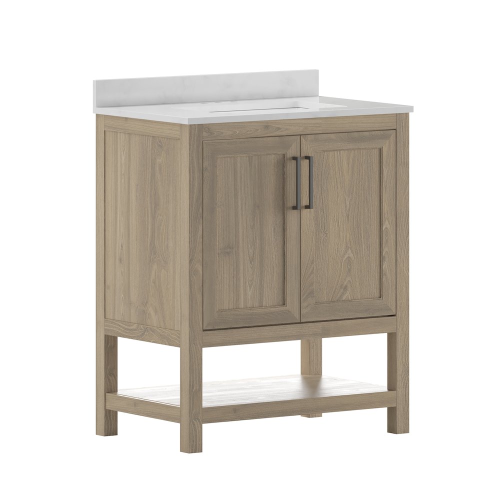30 Inch Contemporary Bathroom Vanity with Sink Combo